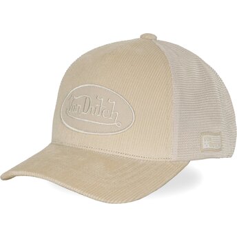 Lippikset kaareva rekka kerma snapback LOF B48 Von Dutch