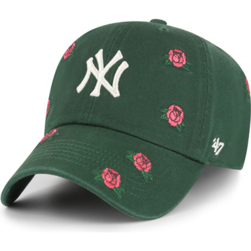 lippikset-kaareva-vihrea-saadettava-nauha-clean-up-scatter-new-york-yankees-mlb-47-brand