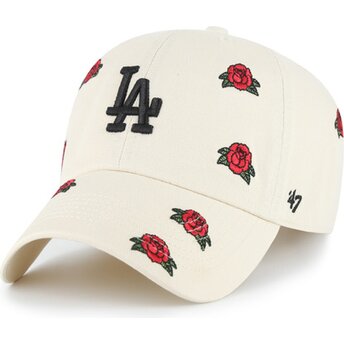 Lippikset kaareva beige säädettävä nauha Clean Up Scatter Los Angeles Dodgers MLB 47 Brand