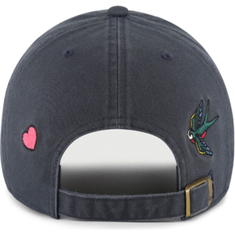 lippikset-kaareva-laivastonsininen-saadettava-nauha-clean-up-multi-scatter-new-york-yankees-mlb-47-brand