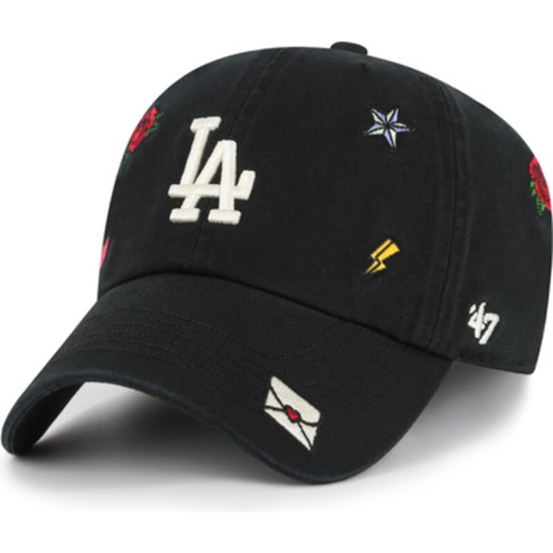 lippikset-kaareva-musta-saadettava-nauha-clean-up-multi-scatter-los-angeles-dodgers-mlb-47-brand lippikset-kaareva-musta-saadettava-nauha-clean-up-multi-scatter-los-angeles-dodgers-mlb-47-brand