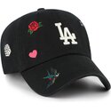 lippikset-kaareva-musta-saadettava-nauha-clean-up-multi-scatter-los-angeles-dodgers-mlb-47-brand