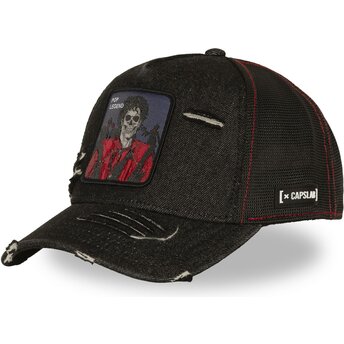 Lippikset kaareva rekka musta snapback Pop Legend STA1 POP Michael Jackson Kuuluisuudet Capslab