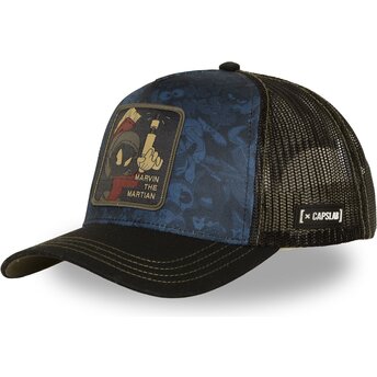 Lippikset kaareva rekka laivastonsininen snapback LOO14 MAR Marvin Marsilainen Looney Tunes Capslab