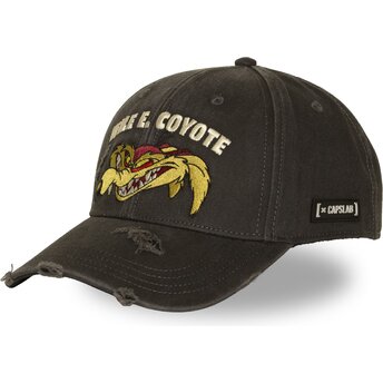 Lippikset kaareva musta snapback LOO14 COY Kojootti Looney Tunes Capslab