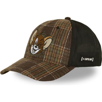 Lippikset kaareva rekka ruskea snapback TAJ9 JER Jerry Looney Tunes Capslab