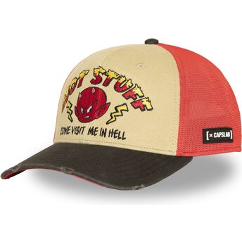 Lippikset kaareva rekka monivärinen snapback HST HEL Hot Stuff The Little Devil Capslab