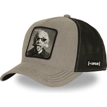 Lippikset kaareva rekka harmaa snapback Thug Life ART1 THUG Albert Einstein Kuuluisuudet Capslab