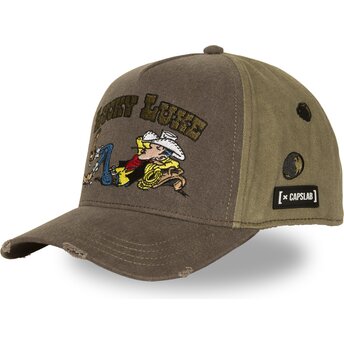 Lippikset kaareva ruskea snapback LCK4 LUC Lucky Luke Capslab