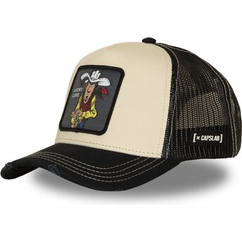Lippikset kaareva rekka beige snapback LCK4 COW Lucky Luke Capslab