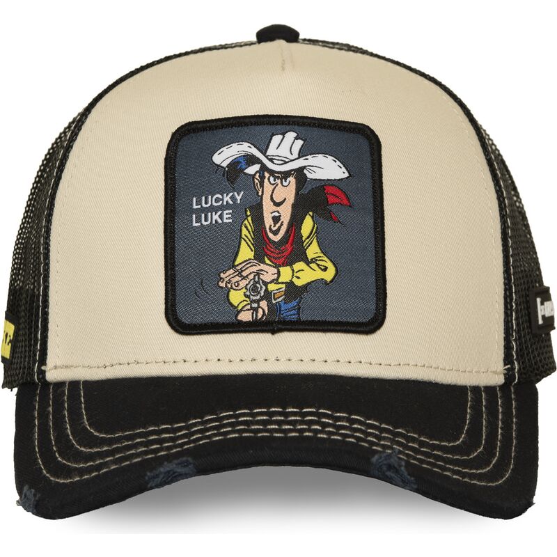 lippikset-kaareva-rekka-beige-snapback-lck4-cow-lucky-luke-capslab