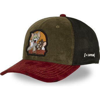 Lippikset kaareva rekka monivärinen snapback TAJ9 TAJ Tom ja Jerry Looney Tunes Capslab