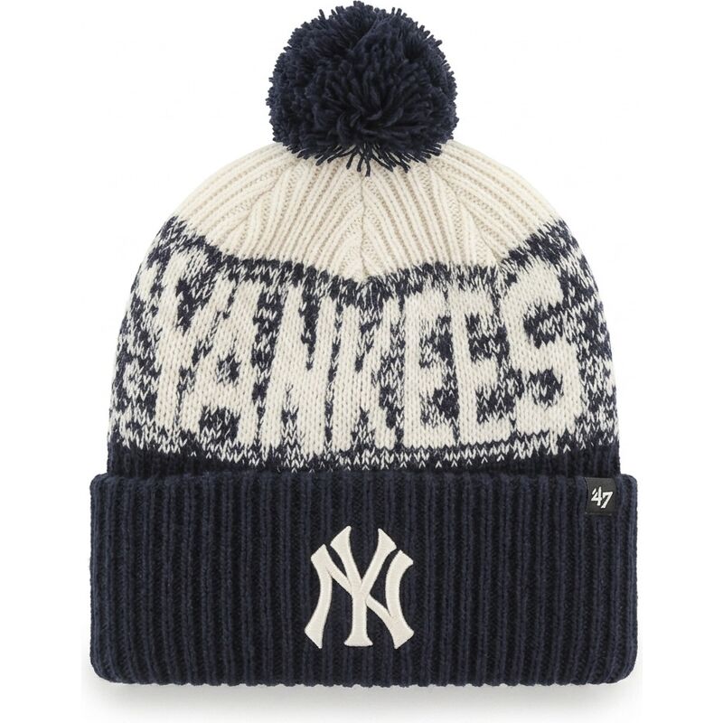 lakit-tupsu-laivastonsininen-bone-chill-cuff-knit-new-york-yankees-mlb-47-brand