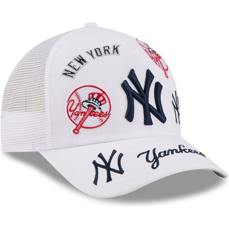 lippikset-kaareva-rekka-valkoinen-snapback-9forty-m-crown-a-frame-all-over-new-york-yankees-mlb-new-era lippikset-kaareva-rekka-valkoinen-snapback-9forty-m-crown-a-frame-all-over-new-york-yankees-mlb-new-era