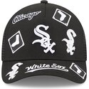 lippikset-kaareva-rekka-musta-snapback-9forty-m-crown-a-frame-all-over-chicago-white-sox-mlb-new-era