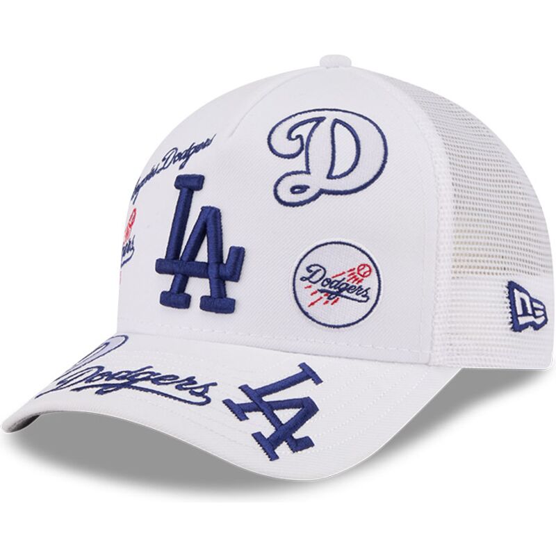 lippikset-kaareva-rekka-valkoinen-snapback-9forty-m-crown-a-frame-all-over-los-angeles-dodgers-mlb-new-era