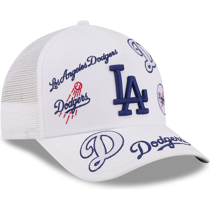 lippikset-kaareva-rekka-valkoinen-snapback-9forty-m-crown-a-frame-all-over-los-angeles-dodgers-mlb-new-era
