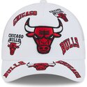 lippikset-kaareva-rekka-valkoinen-snapback-9forty-m-crown-a-frame-all-over-chicago-bulls-nba-new-era