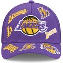 lippikset-kaareva-rekka-violetti-snapback-9forty-m-crown-a-frame-all-over-los-angeles-lakers-nba-new-era