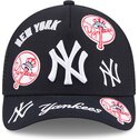 lippikset-kaareva-rekka-laivastonsininen-snapback-9forty-m-crown-a-frame-all-over-new-york-yankees-mlb-new-era