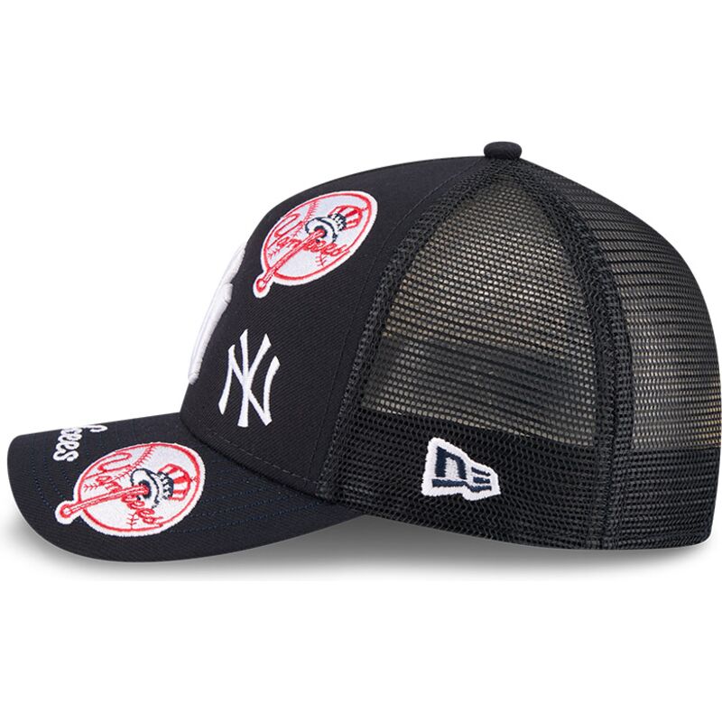 lippikset-kaareva-rekka-laivastonsininen-snapback-9forty-m-crown-a-frame-all-over-new-york-yankees-mlb-new-era