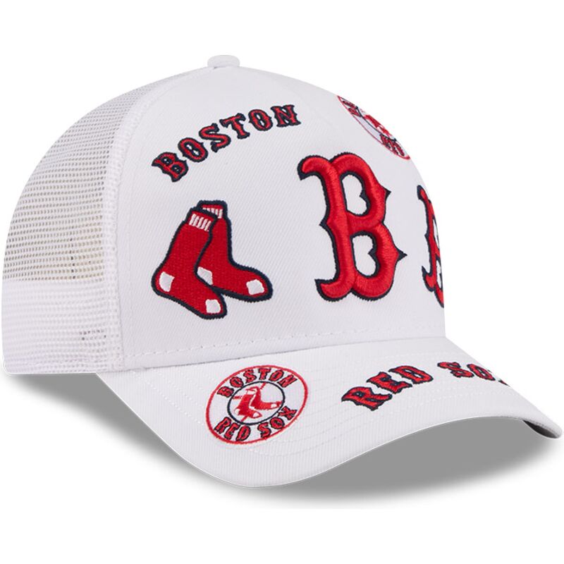 lippikset-kaareva-rekka-valkoinen-snapback-9forty-m-crown-a-frame-all-over-boston-red-sox-mlb-new-era lippikset-kaareva-rekka-valkoinen-snapback-9forty-m-crown-a-frame-all-over-boston-red-sox-mlb-new-era