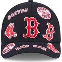 lippikset-kaareva-rekka-laivastonsininen-snapback-9forty-m-crown-a-frame-all-over-boston-red-sox-mlb-new-era
