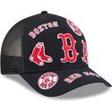 lippikset-kaareva-rekka-laivastonsininen-snapback-9forty-m-crown-a-frame-all-over-boston-red-sox-mlb-new-era
