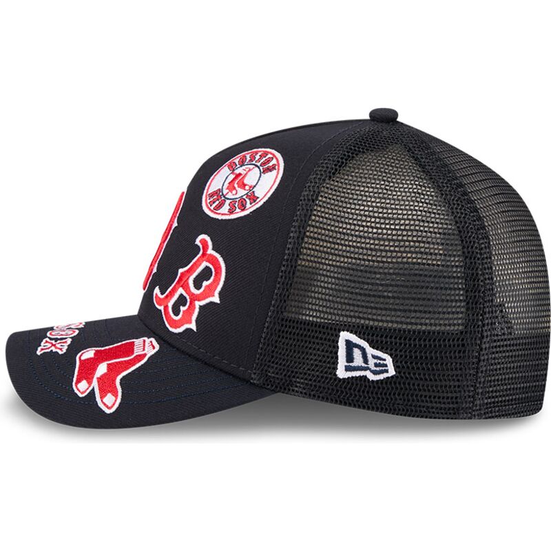 lippikset-kaareva-rekka-laivastonsininen-snapback-9forty-m-crown-a-frame-all-over-boston-red-sox-mlb-new-era