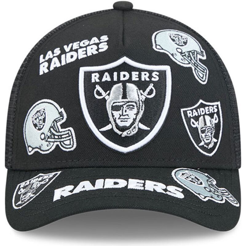 lippikset-kaareva-rekka-musta-snapback-9forty-m-crown-a-frame-all-over-las-vegas-raiders-nfl-new-era