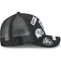 lippikset-kaareva-rekka-musta-snapback-9forty-m-crown-a-frame-all-over-las-vegas-raiders-nfl-new-era