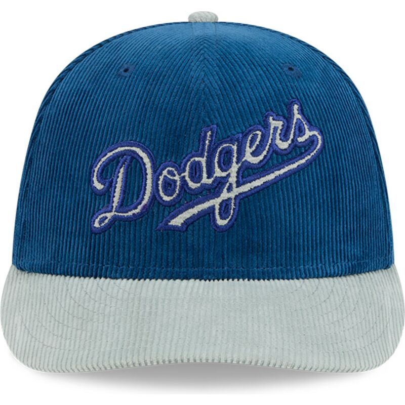lippikset-kaareva-sininen-snapback-9fifty-9fifity-two-tone-cord-los-angeles-dodgers-mlb-new-era