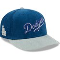 lippikset-kaareva-sininen-snapback-9fifty-9fifity-two-tone-cord-los-angeles-dodgers-mlb-new-era