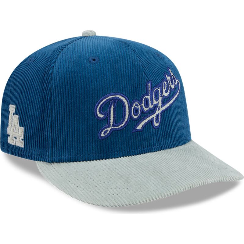 lippikset-kaareva-sininen-snapback-9fifty-9fifity-two-tone-cord-los-angeles-dodgers-mlb-new-era