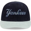 lippikset-kaareva-laivastonsininen-snapback-9fifty-9fifity-two-tone-cord-new-york-yankees-mlb-new-era