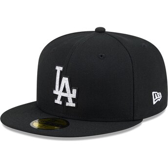 Lippikset litteä musta istuva 59FIFTY Rhinestone Los Angeles Dodgers MLB New Era