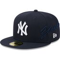 lippikset-littea-laivastonsininen-istuva-59fifty-side-script-new-york-yankees-mlb-new-era