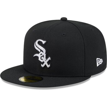 Lippikset litteä musta istuva 59FIFTY Rhinestone Badge Chicago White Sox MLB New Era
