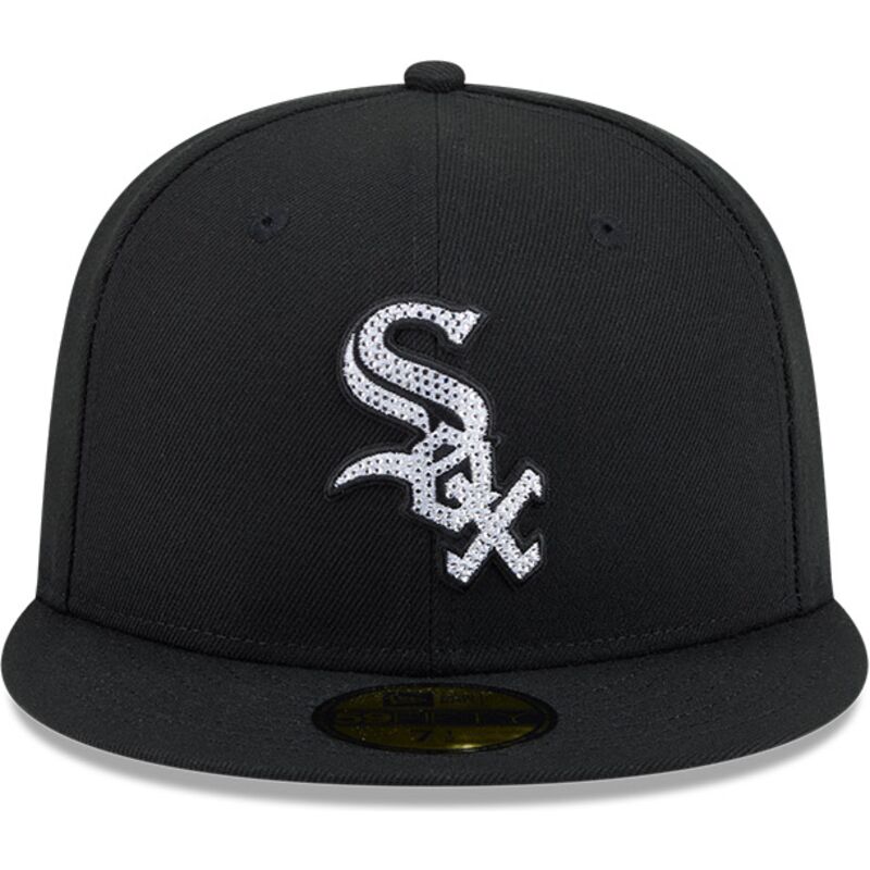 lippikset-littea-musta-istuva-59fifty-rhinestone-badge-chicago-white-sox-mlb-new-era