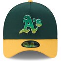 lippikset-kaareva-vihrea-snapback-9forty-a-frame-na-lifestyle-f1-oakland-athletics-mlb-new-era
