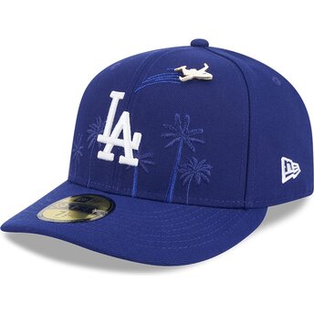 Lippikset kaareva sininen istuva 59FIFTY Pin NA Lifestyle F1 Los Angeles Dodgers MLB New Era