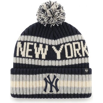 Lakit tupsu laivastonsininen Bering Cuff Knit New York Yankees MLB 47 Brand
