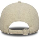 lippikset-kaareva-beige-saadettava-nauha-9twenty-a-frame-melton-luxe-new-york-yankees-mlb-new-era
