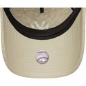 lippikset-kaareva-beige-saadettava-nauha-9twenty-a-frame-melton-luxe-new-york-yankees-mlb-new-era