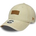 lippikset-kaareva-beige-saadettava-nauha-9twenty-denim-new-york-yankees-mlb-new-era