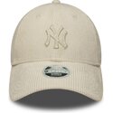 lippikset-kaareva-beige-saadettava-nauha-9forty-cord-new-york-yankees-mlb-new-era
