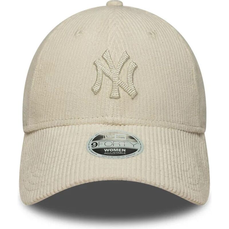 lippikset-kaareva-beige-saadettava-nauha-9forty-cord-new-york-yankees-mlb-new-era