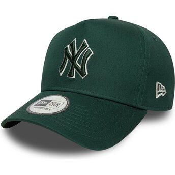 Lippikset kaareva vihreä snapback E Frame Team Outline New York Yankees MLB New Era