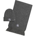 lakit-harmaa-bufanda-knit-set-new-york-yankees-mlb-new-era