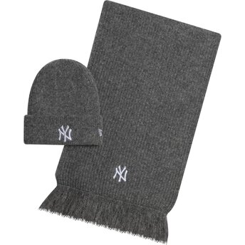 Lakit harmaa bufanda Knit Set New York Yankees MLB New Era